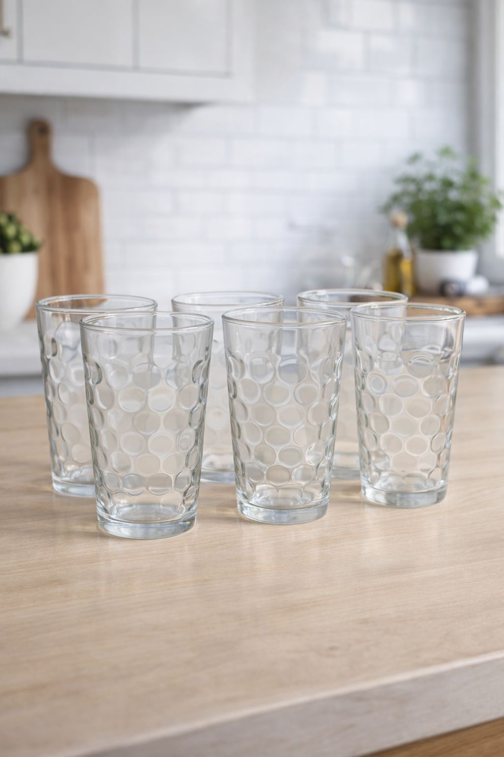 SET x6 VASOS WAVES 460m